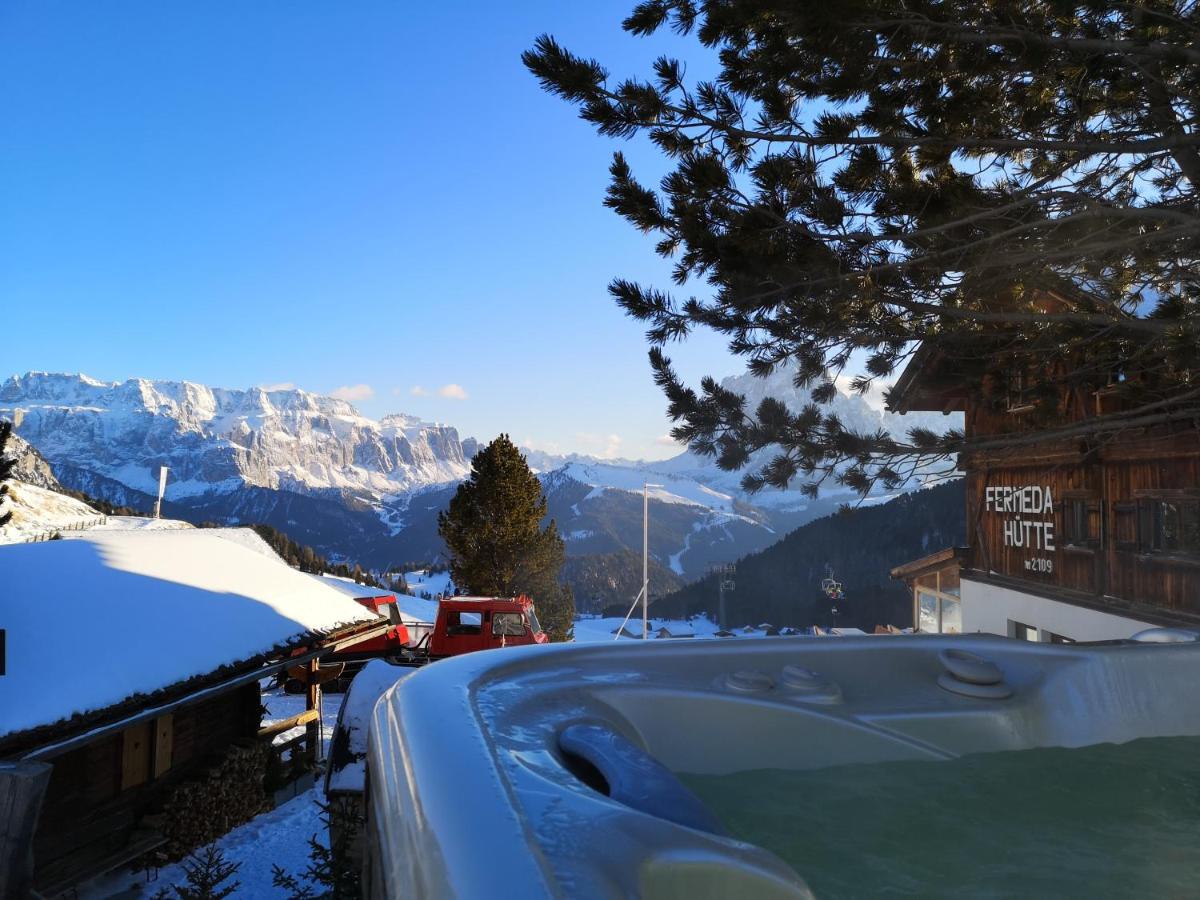 منزل الضيف Santa Cristina Val Gardena  في Rifugio Fermeda Hutte المظهر الخارجي الصورة